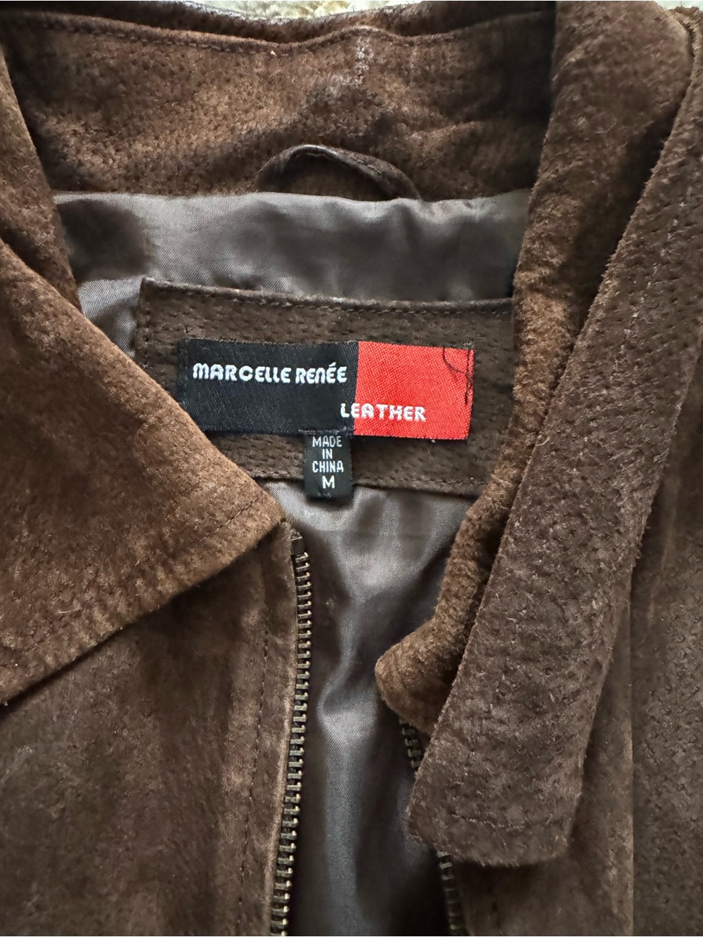 Chocolate Brown 100% genuine Leather wrap Jacket - Picture 2 of 3